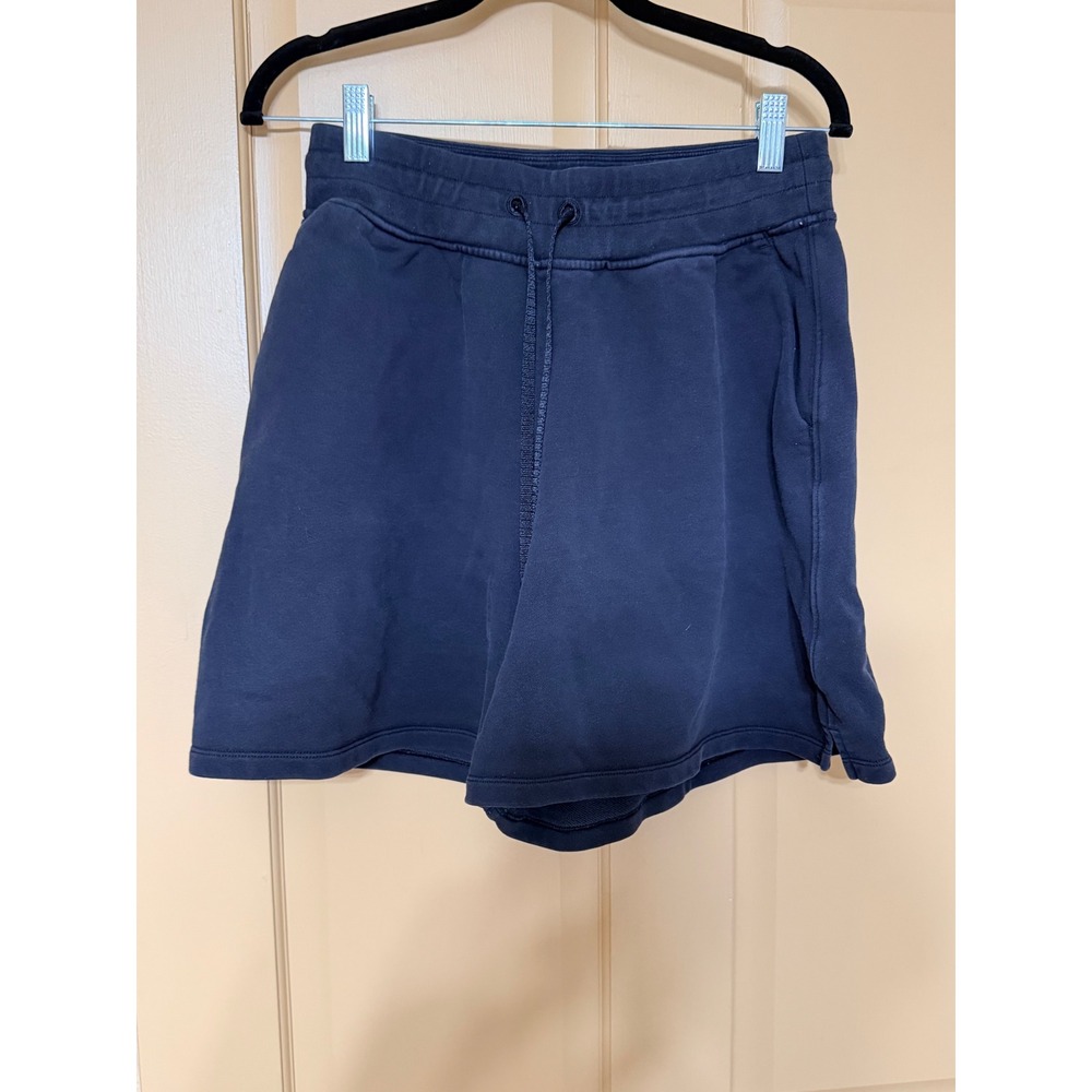 Lululemon Scuba High-Rise Shorts Black Fleece Drawstring Athletic Lounge